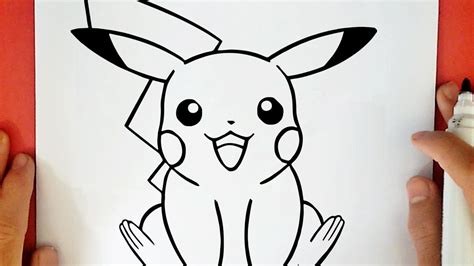 COMO DESENHAR O PIKACHU DO ANIME POKEMON